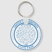 State Park Arkansas Badge Sleutelhanger (Voorkant)