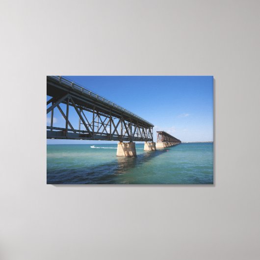 State Park Bahia Honda, Florida Keys, Key Canvas Afdruk (Voorkant)