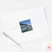 State Park Bahia Honda, Florida Keys, Key Vierkante Sticker (Envelop)
