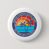 State Park Bahia Honda Ronde Button 5,7 Cm (Voorkant)