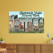 State Park Bannack (Montana) Canvas Afdruk (Insitu (Woonkamer))