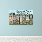 State Park Bannack (Montana) Canvas Afdruk (Insitu (Houten vloer))