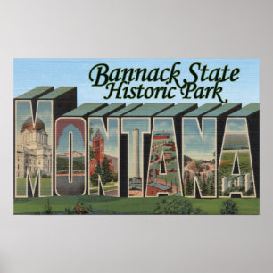 State Park Bannack (Montana) Poster