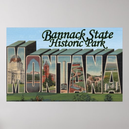 State Park Bannack (Montana) Poster (Voorkant)