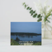 State Park Beach House-Lake Scott Briefkaart (Staand voorkant)