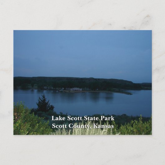 State Park Beach House-Lake Scott Briefkaart (Voorkant)