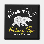 State Park Beer Hickory Run Magneet (Voorkant)