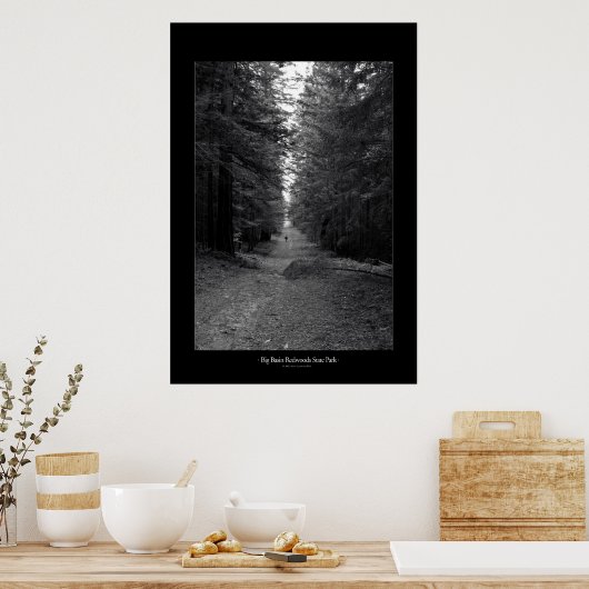 State Park Big Basin Redwood Poster (Keuken)