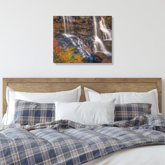 State Park Blackwater Herfsten | West Virginia Canvas Afdruk (Insitu (Slaapkamer))