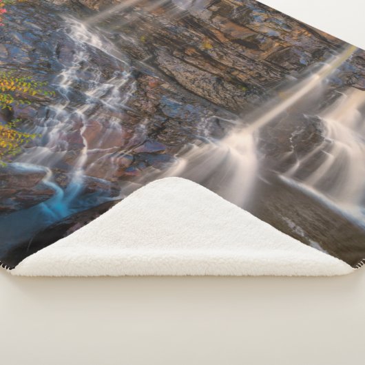 State Park Blackwater Herfsten | West Virginia Sherpa Deken (3/4)