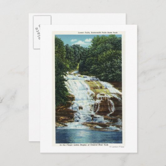 State Park Boerderijen Uitzicht onderHerfsten Briefkaart (Voorkant / Achterkant)