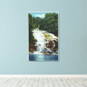 State Park Boerderijen Uitzicht onderHerfsten Canvas Afdruk (Insitu (Houten vloer))