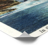 State Park Boerderijen Uitzicht onderHerfsten Poster (Hoek)