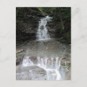 State Park Cascading Waterfall Briefkaart (Voorkant)