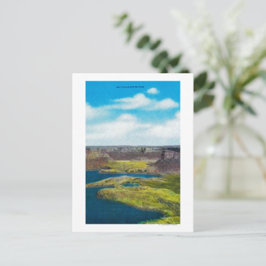 State Park Dry Herfsten, Grand Coulee Dam Briefkaart (Staand voorkant)