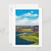 State Park Dry Herfsten, Grand Coulee Dam Briefkaart (Voorkant / Achterkant)