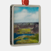 State Park Dry Herfsten, Grand Coulee Dam Metalen Ornament (Rechts)