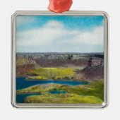 State Park Dry Herfsten, Grand Coulee Dam Metalen Ornament (Voorkant)