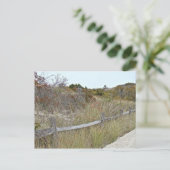 State Park Dunes and Fence Island Beach Briefkaart (Staand voorkant)