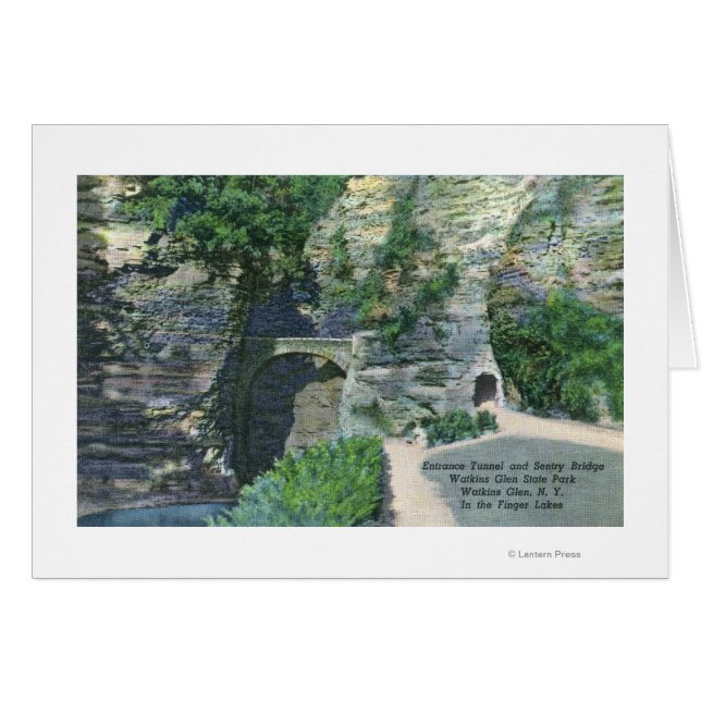 State Park Entrance Tunnel en Sentry Bridge (Voorkant Horizontaal)