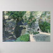 State Park Entrance Tunnel en Sentry Bridge Poster (Voorkant)