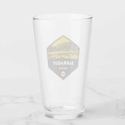 State Park Farragut Idaho Glas (Achterkant)