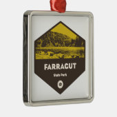 State Park Farragut Idaho Metalen Ornament (Rechts)