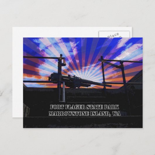 State Park Ft Flagler Briefkaart (Voorkant / Achterkant)