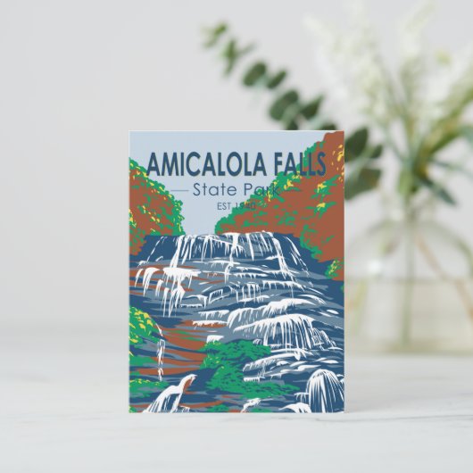 State Park Georgia  Briefkaart (Staand voorkant)