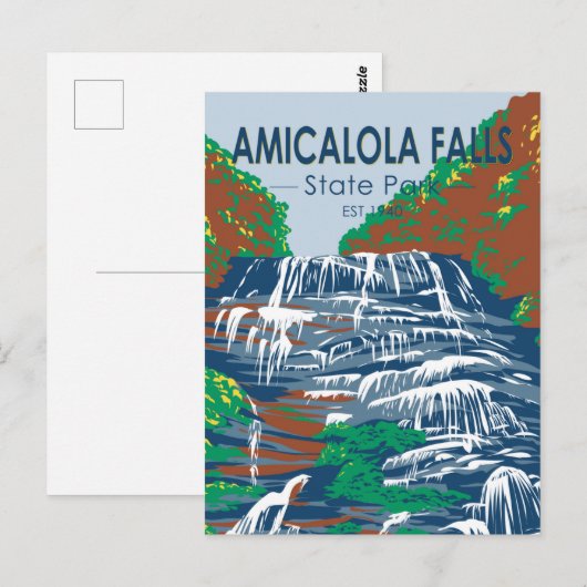 State Park Georgia  Briefkaart (Voorkant / Achterkant)