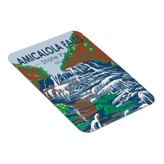 State Park Georgia  Magneet (Rechterzijde)