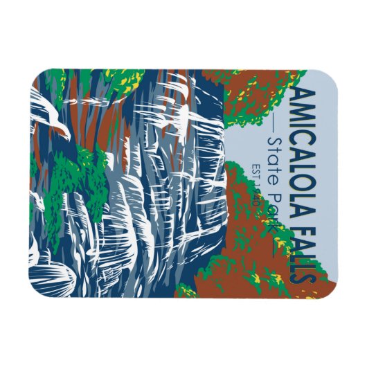 State Park Georgia  Magneet (Horizontaal)