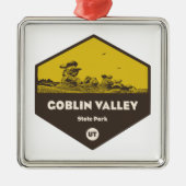 State Park Goblin Valley Metalen Ornament (Voorkant)