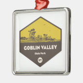State Park Goblin Valley Metalen Ornament (Links)