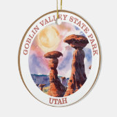 State Park Goblin Valley, Utah Keramisch Ornament (Links)