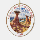 State Park Goblin Valley, Utah Keramisch Ornament (Links)