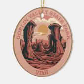 State Park Goblin Valley, Utah Keramisch Ornament (Links)