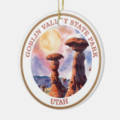 State Park Goblin Valley, Utah Keramisch Ornament (Links)