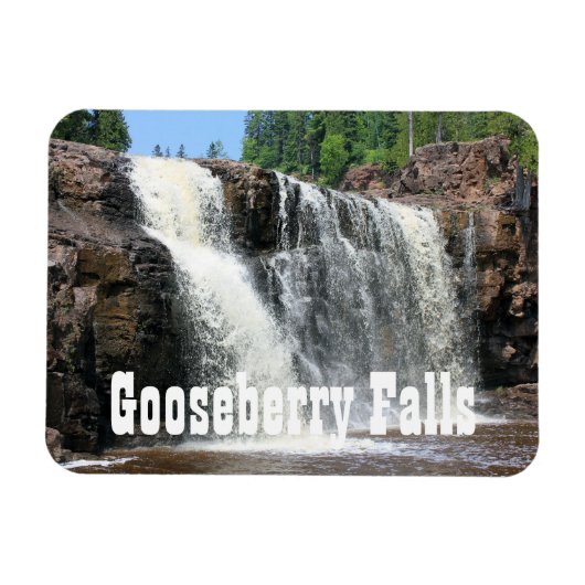 State Park Gooseberry Herfsten, Minnesota Magneet (Horizontaal)