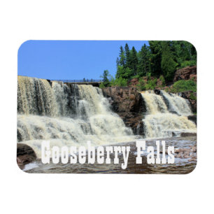 State Park Gooseberry Herfsten, Minnesota Magneet