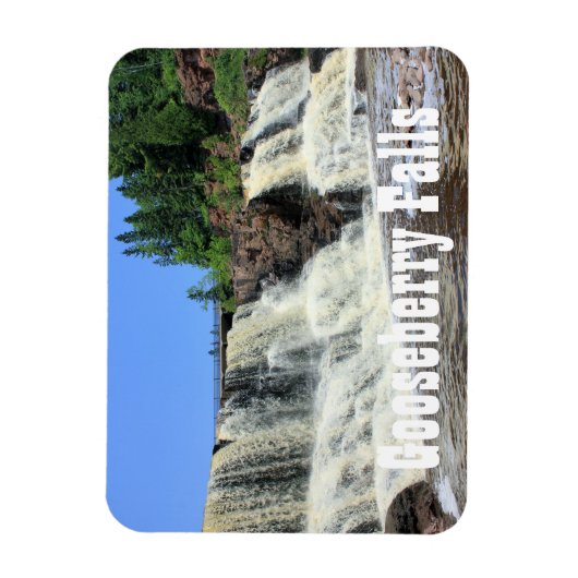 State Park Gooseberry Herfsten, Minnesota Magneet (Verticaal)