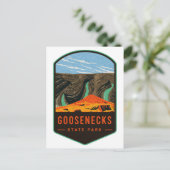 State Park Goosenecks Briefkaart (Staand voorkant)