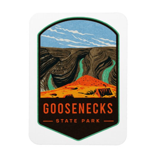 State Park Goosenecks Magneet (Verticaal)