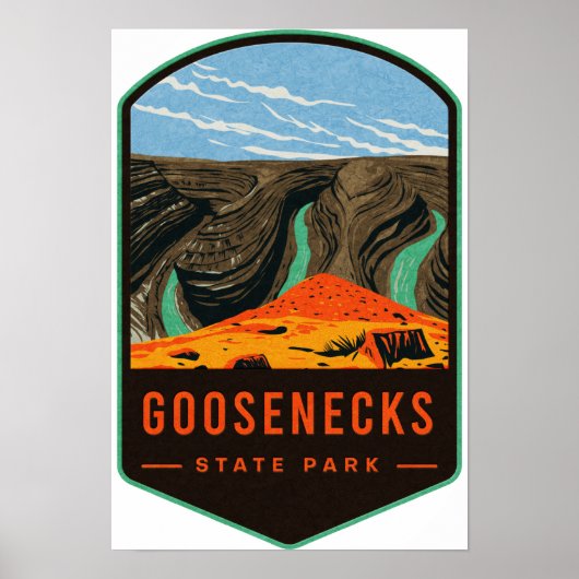 State Park Goosenecks Poster (Voorkant)