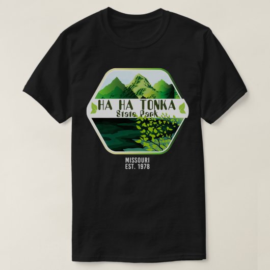 State Park Ha Ha Ha Tonka T-shirt (Design voorkant)