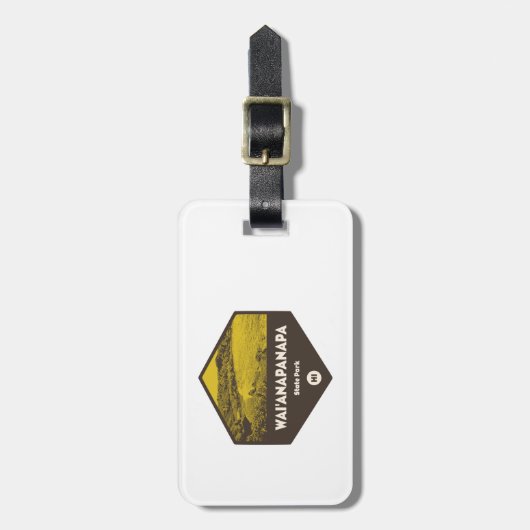 State Park Hawaii Bagagelabel (Voorkant verticaal)