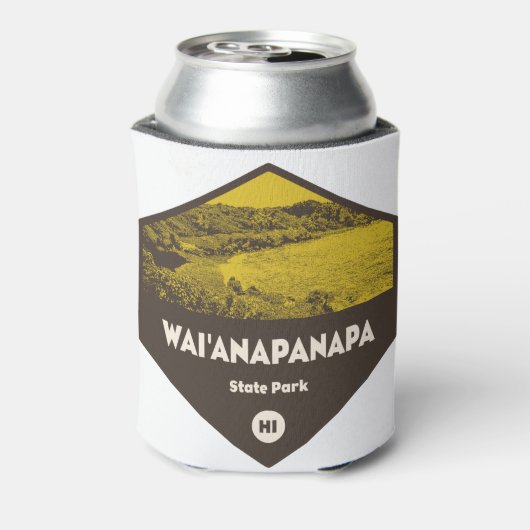 State Park Hawaii Blikjeskoeler (Blikje Achterkant)