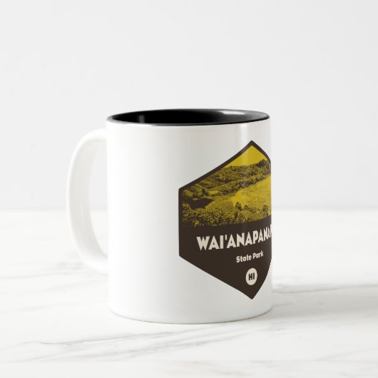 State Park Hawaii Tweekleurige Koffiemok (Voorkant links)