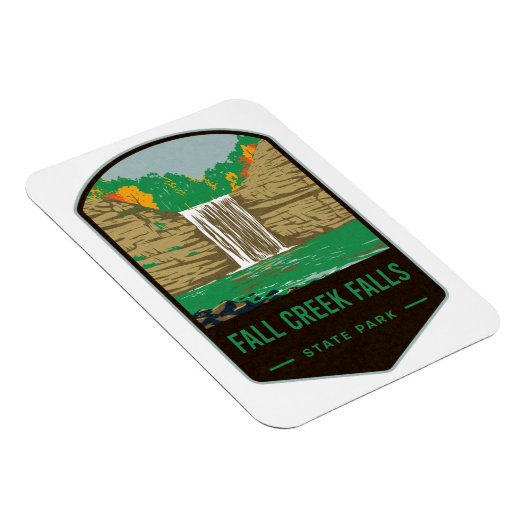 State Park herfst Creek Herfsten Magneet (Rechterzijde)