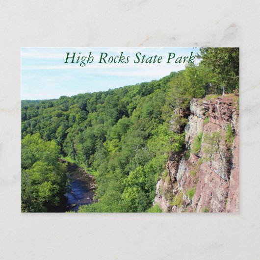 State Park High Rocks Briefkaart (Voorkant)